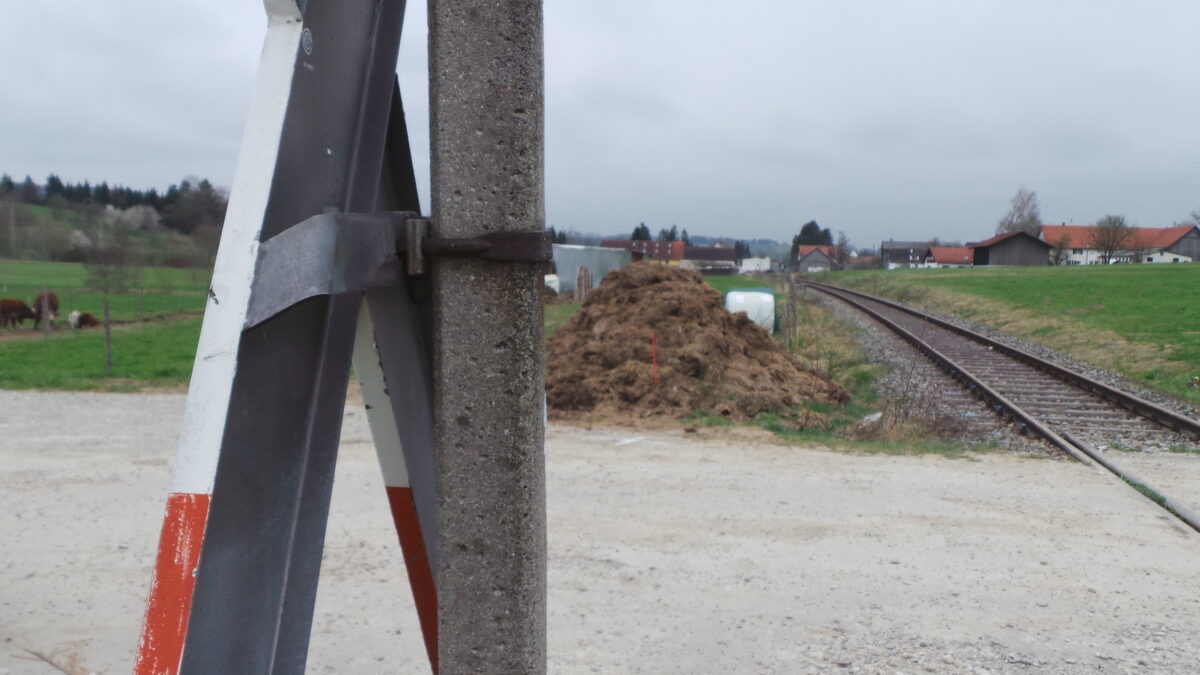 Baustelle am Straßenrand